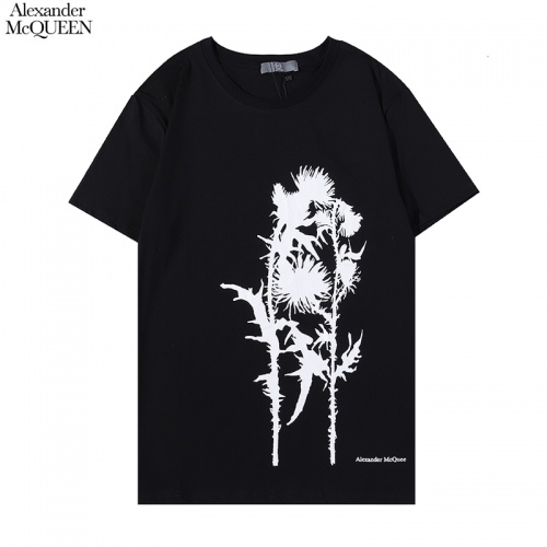 Alexander McQueen T-shirts Short Sleeved For Men #880527 $27.00 USD, Wholesale Replica Alexander McQueen T-shirts