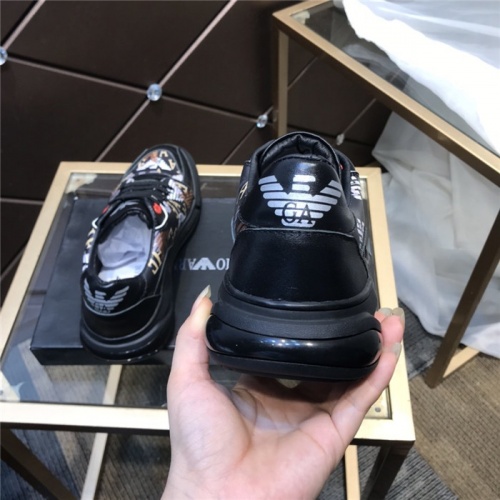 Replica Armani Casual Shoes For Men #880570 $80.00 USD for Wholesale