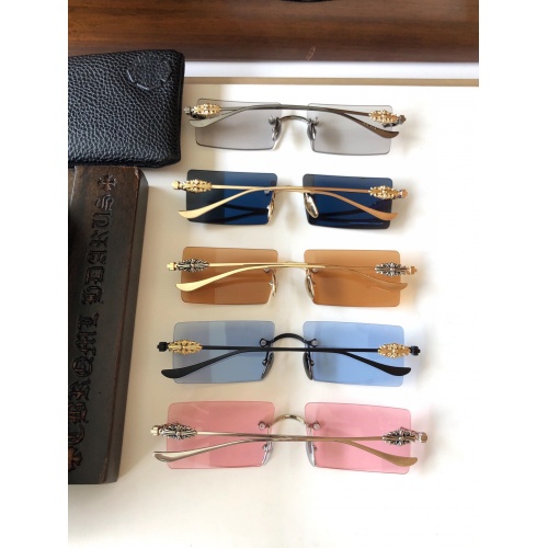 Replica Chrome Hearts AAA Quality Sunglasses #880640 $62.00 USD for Wholesale