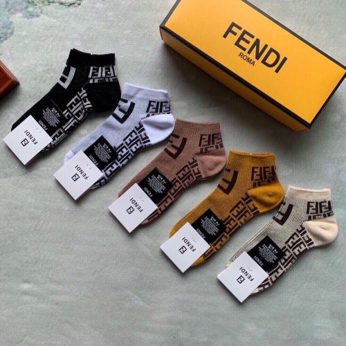 Fendi Socks #880646 $27.00 USD, Wholesale Replica Fendi Socks