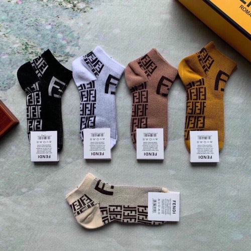 Replica Fendi Socks #880646 $27.00 USD for Wholesale