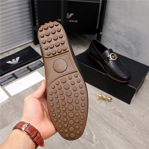 Replica Armani Leather Shoes For Men #880793 $68.00 USD for Wholesale