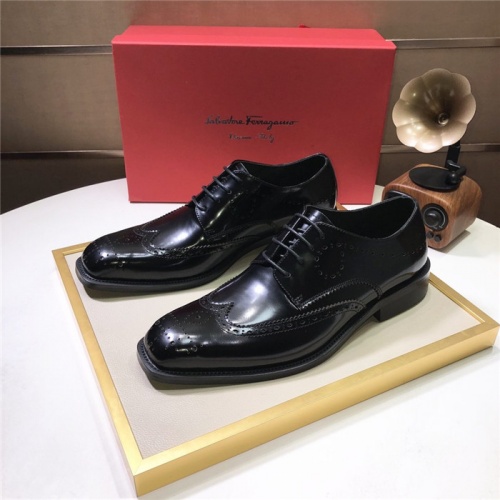 Salvatore Ferragamo Leather Shoes For Men #880800 $96.00 USD, Wholesale Replica Salvatore Ferragamo Leather Shoes