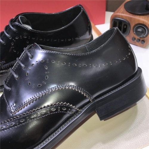 Replica Salvatore Ferragamo Leather Shoes For Men #880800 $96.00 USD for Wholesale
