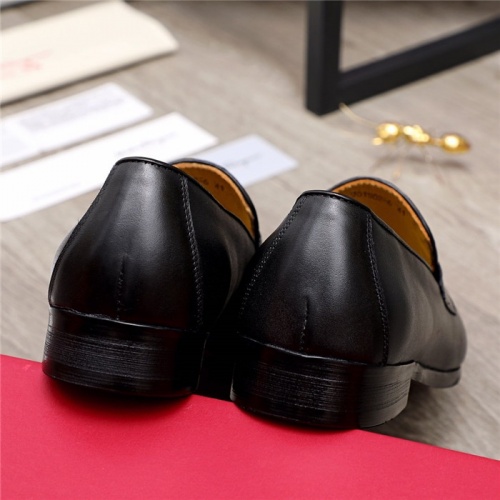Replica Salvatore Ferragamo Leather Shoes For Men #880802 $85.00 USD for Wholesale