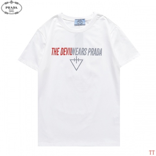 Replica Prada T-Shirts Short Sleeved For Men #881209 $27.00 USD for Wholesale