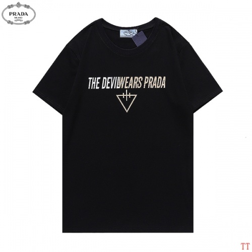 Replica Prada T-Shirts Short Sleeved For Men #881210 $27.00 USD for Wholesale
