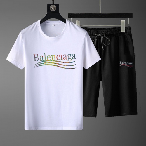 Balenciaga Fashion Tracksuits Short Sleeved For Men #881220 $52.00 USD, Wholesale Replica Balenciaga Fashion Tracksuits