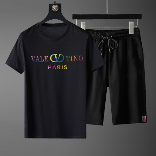 Valentino Tracksuits Short Sleeved For Men #881248 $52.00 USD, Wholesale Replica Valentino Tracksuits