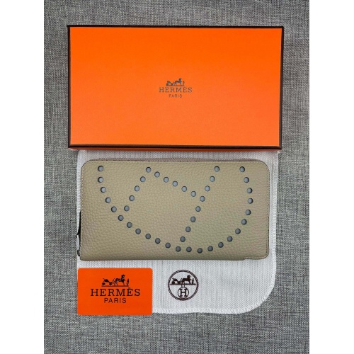 Hermes AAA Quality Wallets For Women #881374 $61.00 USD, Wholesale Replica Hermes AAA Quality Wallets