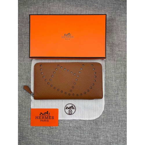 Hermes AAA Quality Wallets For Women #881375 $61.00 USD, Wholesale Replica Hermes AAA Quality Wallets