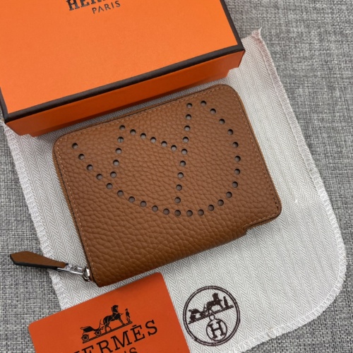 Hermes AAA Quality Wallets For Women #881387 $43.00 USD, Wholesale Replica Hermes AAA Quality Wallets