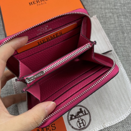 Replica Hermes AAA Quality Wallets For Women #881398 $43.00 USD for Wholesale