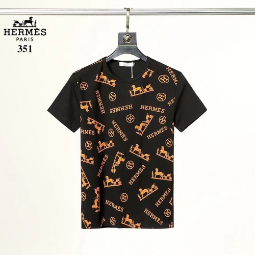 Hermes T-Shirts Short Sleeved For Men #882191 $25.00 USD, Wholesale Replica Hermes T-Shirts