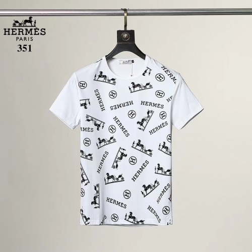 Hermes T-Shirts Short Sleeved For Men #882193 $25.00 USD, Wholesale Replica Hermes T-Shirts