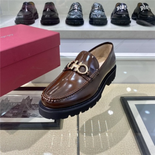 Replica Salvatore Ferragamo Casual Shoes For Men #882242 $118.00 USD for Wholesale