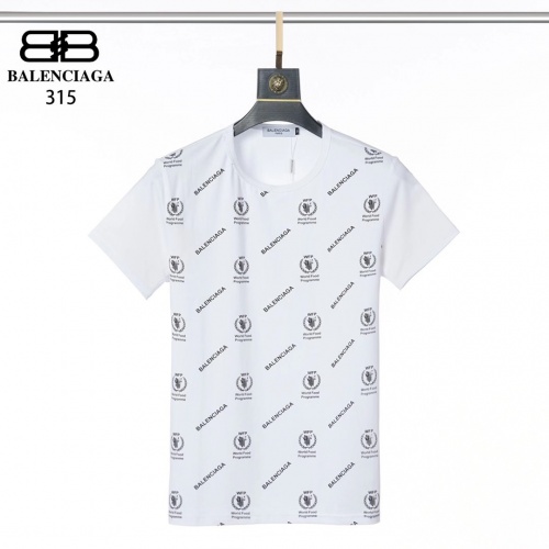 Balenciaga T-Shirts Short Sleeved For Men #882421 $25.00 USD, Wholesale Replica Balenciaga T-Shirts