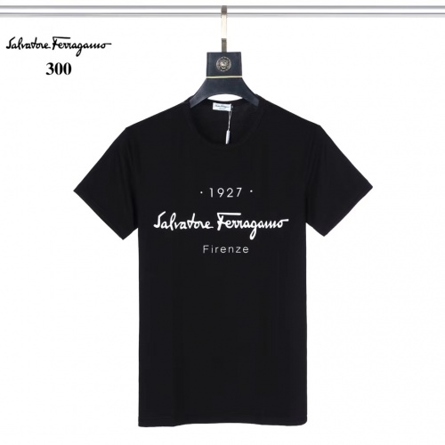 Salvatore Ferragamo T-Shirts Short Sleeved For Men #882460 $25.00 USD, Wholesale Replica Salvatore Ferragamo T-Shirts