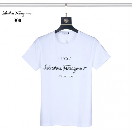 Salvatore Ferragamo T-Shirts Short Sleeved For Men #882461 $25.00 USD, Wholesale Replica Salvatore Ferragamo T-Shirts