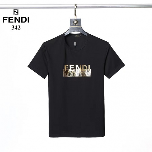 Fendi T-Shirts Short Sleeved For Men #882468 $25.00 USD, Wholesale Replica Fendi T-Shirts