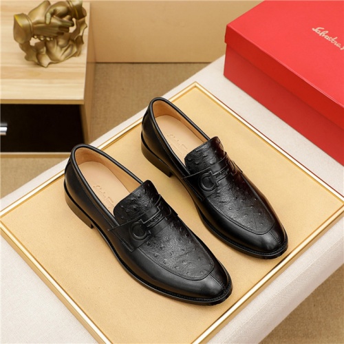 Salvatore Ferragamo Leather Shoes For Men #882592 $82.00 USD, Wholesale Replica Salvatore Ferragamo Leather Shoes