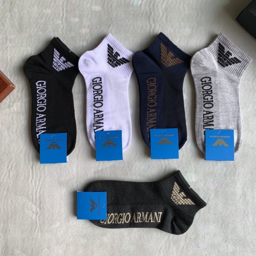 Replica Armani Socks #882748 $27.00 USD for Wholesale