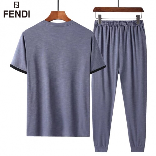 Replica Fendi Tracksuits Short Sleeved For Men #882814 $60.00 USD for Wholesale