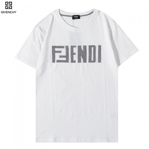 Fendi T-Shirts Short Sleeved For Men #882871 $29.00 USD, Wholesale Replica Fendi T-Shirts