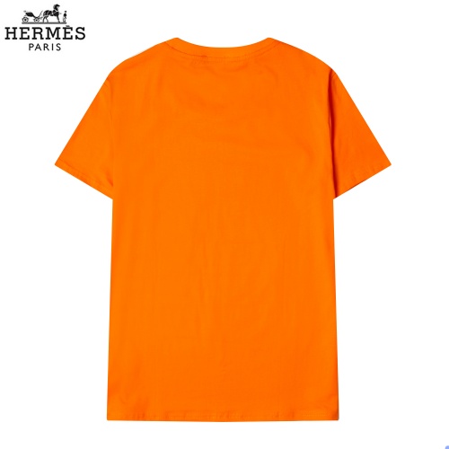 Replica Hermes T-Shirts Short Sleeved For Men #882885 $32.00 USD for Wholesale