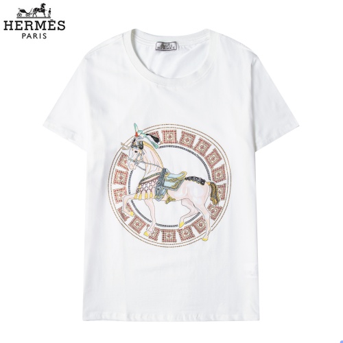 Hermes T-Shirts Short Sleeved For Men #882886 $32.00 USD, Wholesale Replica Hermes T-Shirts