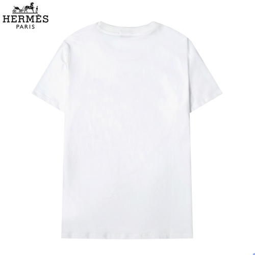 Replica Hermes T-Shirts Short Sleeved For Men #882886 $32.00 USD for Wholesale