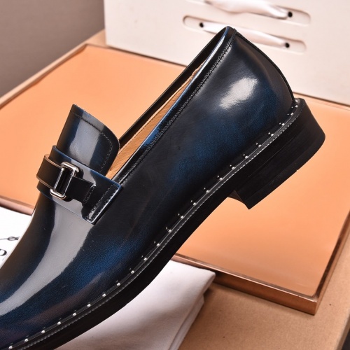 Replica Prada Leather Shoes For Men #882931 $100.00 USD for Wholesale