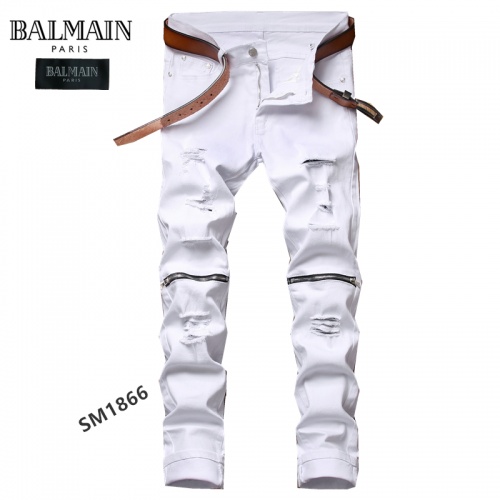 Balmain Jeans For Men #883089 $48.00 USD, Wholesale Replica Balmain Jeans
