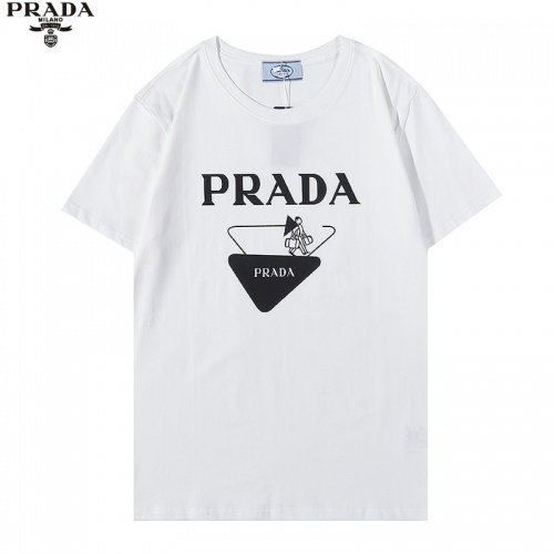 Prada T-Shirts Short Sleeved For Men #883111 $27.00 USD, Wholesale Replica Prada T-Shirts