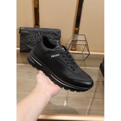 Replica Prada Casual Shoes For Men #883150 $92.00 USD for Wholesale