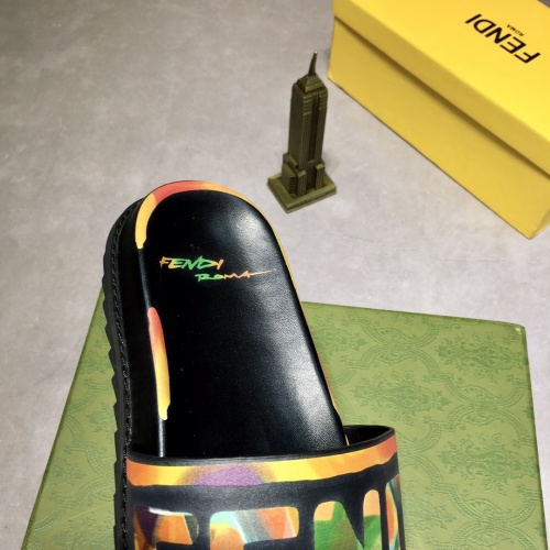 Replica Fendi Slippers For Men #883310 $60.00 USD for Wholesale