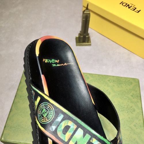 Replica Fendi Slippers For Men #883311 $60.00 USD for Wholesale