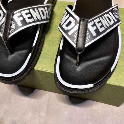 Replica Fendi Slippers For Men #883314 $60.00 USD for Wholesale