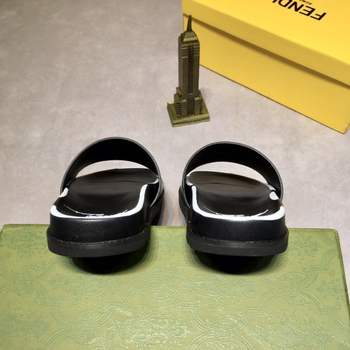 Replica Fendi Slippers For Men #883315 $60.00 USD for Wholesale