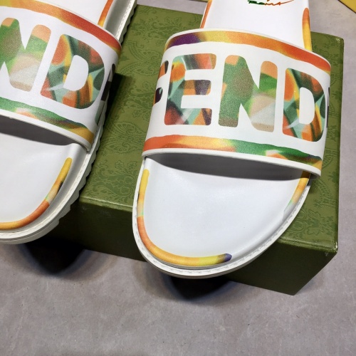 Replica Fendi Slippers For Men #883319 $60.00 USD for Wholesale