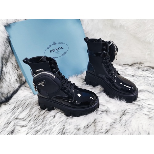 Replica Prada Boots For Women #883334 $106.00 USD for Wholesale