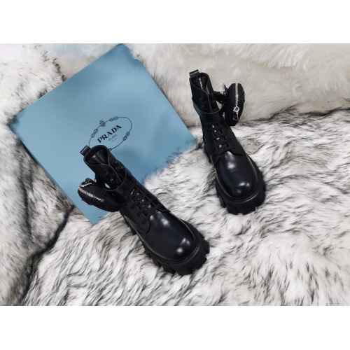 Replica Prada Boots For Women #883335 $106.00 USD for Wholesale