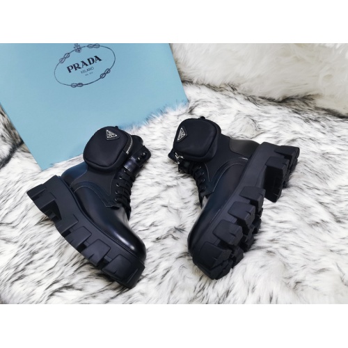 Replica Prada Boots For Women #883335 $106.00 USD for Wholesale