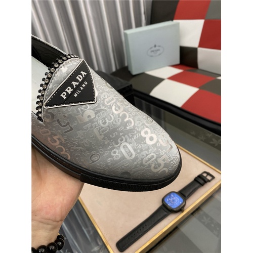 Replica Prada Casual Shoes For Men #883374 $88.00 USD for Wholesale