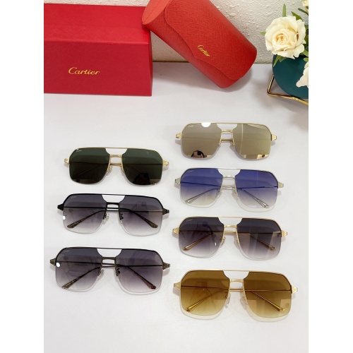 Replica Cartier AAA Quality Sunglasses #883481 $48.00 USD for Wholesale