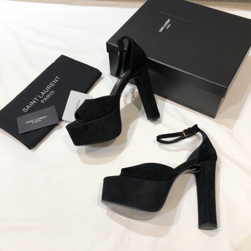 Replica Yves Saint Laurent YSL High-Heeled Shoes For Women #883491 $128.00 USD for Wholesale