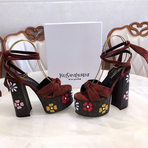 Replica Yves Saint Laurent YSL High-Heeled Shoes For Women #883496 $132.00 USD for Wholesale