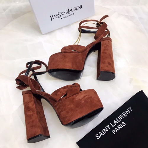 Replica Yves Saint Laurent YSL High-Heeled Shoes For Women #883499 $132.00 USD for Wholesale