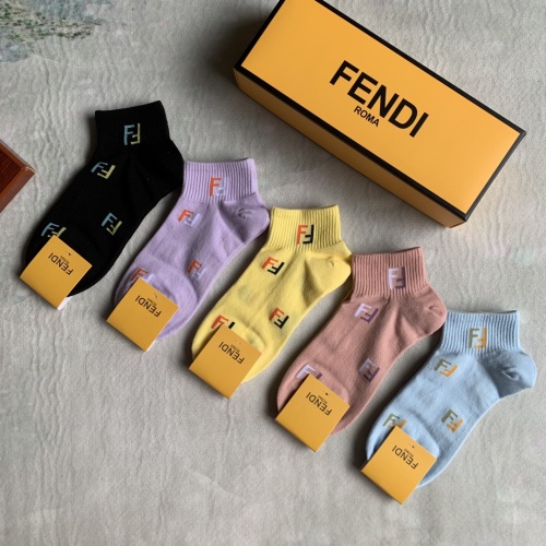Fendi Socks #883550 $27.00 USD, Wholesale Replica Fendi Socks