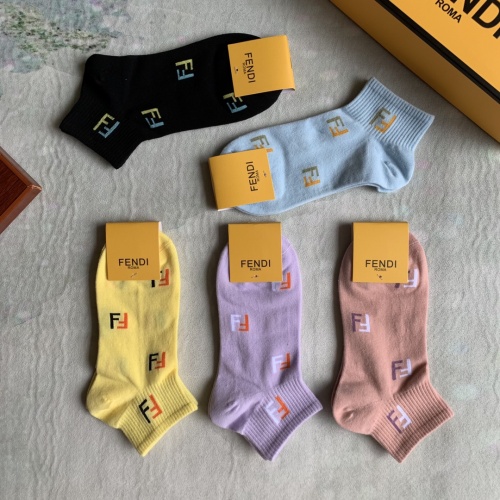 Replica Fendi Socks #883550 $27.00 USD for Wholesale
